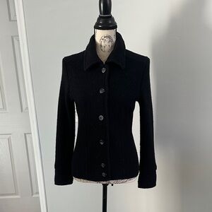 Mercer & Madison Black Button-Up Blazer